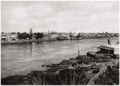 Moderni Bagdad, Kalifien kaupunki, Irak 1925 tekijältä A. Kerim