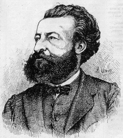Ulrich de Fonviellen (1833-1911), ranskalaisen toimittajan ja kirjailijan muotokuva - Lemot