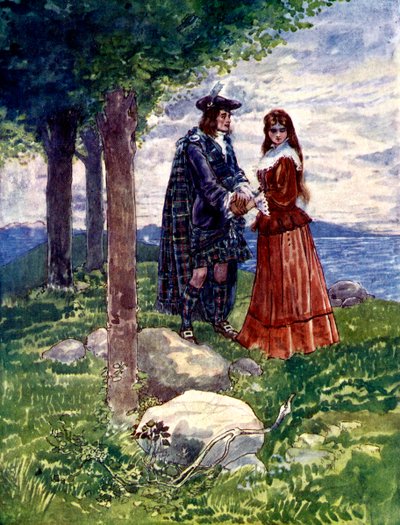 He jättivät surulliset jäähyväiset toisilleen, 1746, 1905. tekijältä A. S. Forrest