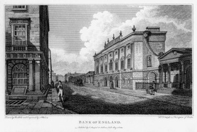 Bank of England, Lontoon kaupunki, 1805. tekijältä A Warren