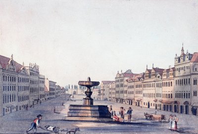 Hevostori, n. 1810 tekijältä A. and Berka, Johann Gustav