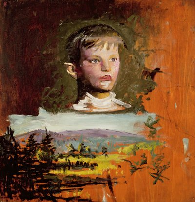 Pojan pää, 1919 tekijältä Abbott Handerson Thayer