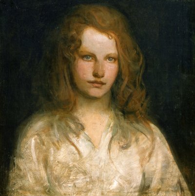 Margaret MacKittrick, n. 1903 (öljy kankaalle) tekijältä Abbott Handerson Thayer