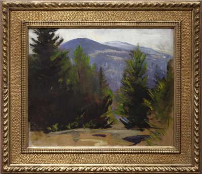 Luonnos Monadnock-vuoresta, 1897 tekijältä Abbott Handerson Thayer