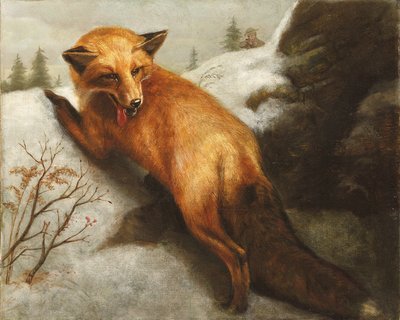 Punainen kettu, 1870 tekijältä Abbott Handerson Thayer