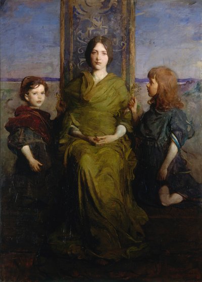 Virgin Enthroned tekijältä Abbott Handerson Thayer
