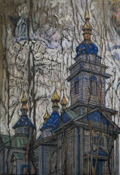 Puinen kirkko tekijältä Abraham Anshelovich Manievich