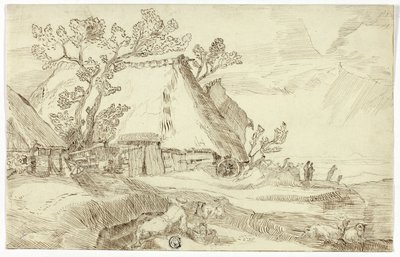 Maatila katettujen kattojen alla tekijältä Abraham Bloemaert