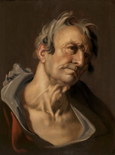 Vanhan miehen pää, 1500-luvun loppu - 1600-luvun alku. tekijältä Abraham Bloemaert
