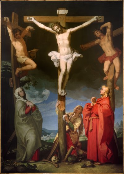 Kristuksen ristiinnaulitseminen tekijältä Abraham Bloemaert