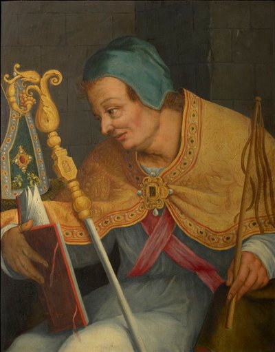 Pyhä Ambrose, Milanon arkkipiispa. tekijältä Abraham Bloemaert