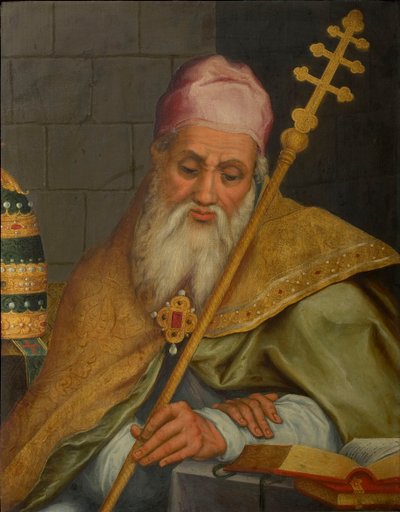 Pyhä Gregorius Suuri. tekijältä Abraham Bloemaert