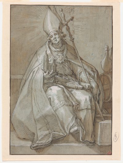 Saint Willibrord tekijältä Abraham Bloemaert