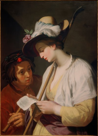 Paimentar runon kanssa tekijältä Abraham Bloemaert