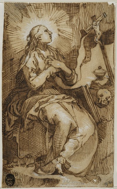 Pyhä Maria Magdaleena tekijältä Abraham Bloemaert