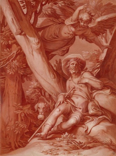 St. Roch tekijältä Abraham Bloemaert