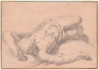 Tutkimus alaston miehestä tekijältä Abraham Bloemaert