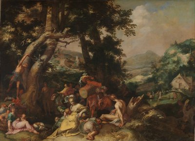 Pyhän Johannes Kastajan saarna Pyhän Johannes Kastajan saarna tekijältä Abraham Bloemaert