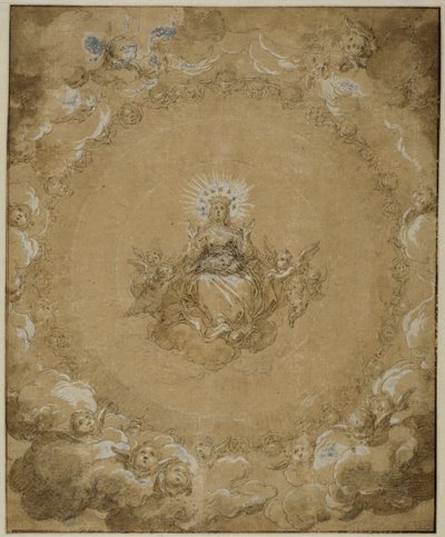 Neitsyt kirkkaudessa tekijältä Abraham Bloemaert