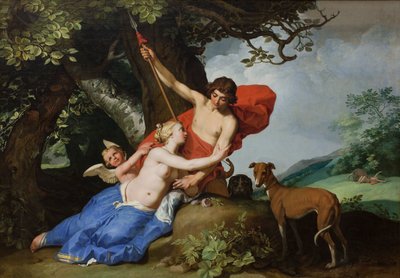 Venus ja Adonis tekijältä Abraham Bloemaert