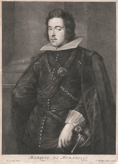 Markiisi de Mirabelle tekijältä Abraham Blooteling