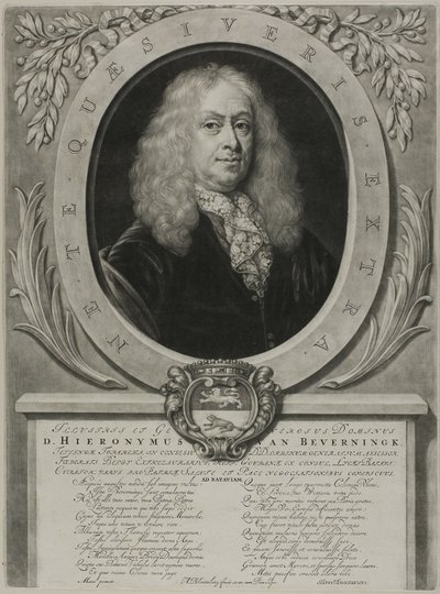 D. Hieronymous van Beverningkin muotokuva tekijältä Abraham Blooteling