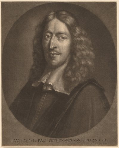 John de Wit tekijältä Abraham Blooteling after Pieter van der Banck