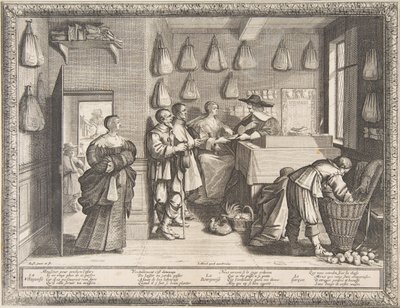 Työvoimatoimisto, n. 1633. tekijältä Abraham Bosse