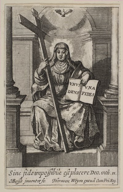 Usko, 1636. tekijältä Abraham Bosse