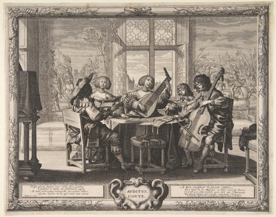 Kuulo, n. 1638. tekijältä Abraham Bosse