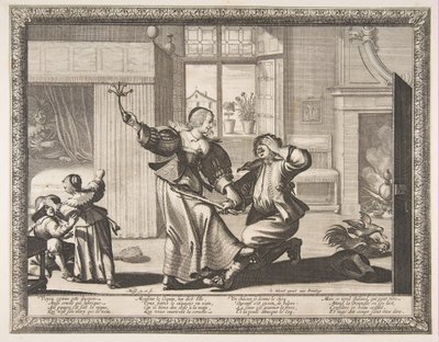 Husband-Beater, n. 1633. tekijältä Abraham Bosse