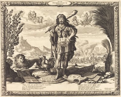 Ludvig XIII Herkules tekijältä Abraham Bosse