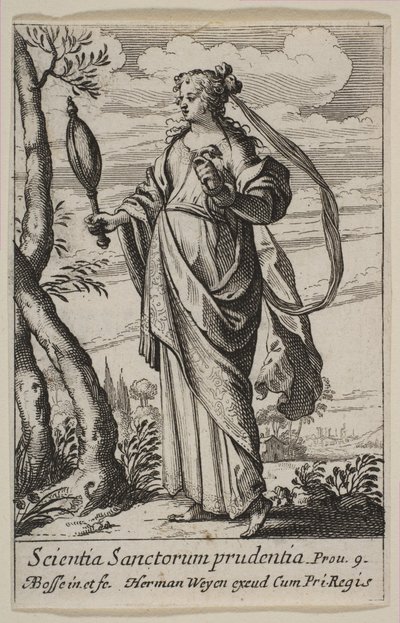 Prudence, 1636. tekijältä Abraham Bosse