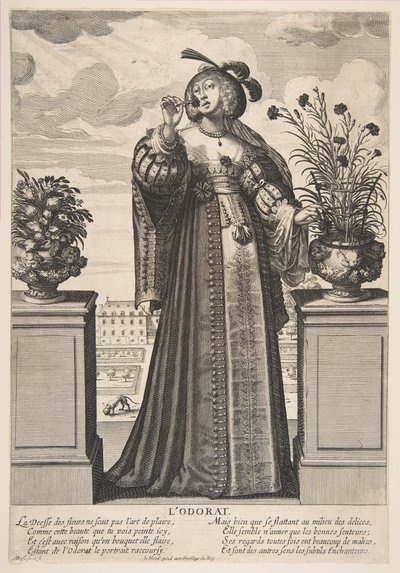 Tuoksu, 1635-38. tekijältä Abraham Bosse