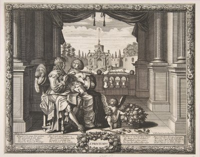 Kevät, 1635-37. tekijältä Abraham Bosse