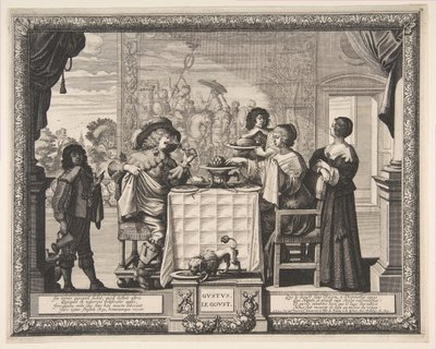 Taste, 1635-38. tekijältä Abraham Bosse