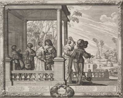 Neljä vuodenaikaa: Kesä, 1635. tekijältä Abraham Bosse