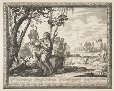 Tuhlaajapoika vartioi sikoja Tuhlaajapoika vartioi sikoja, n. 1636. tekijältä Abraham Bosse