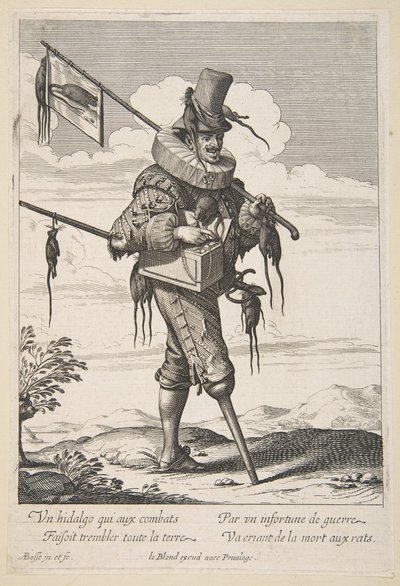 Ratcatcher, 1600-luvun puolivälistä loppupuolelle. tekijältä Abraham Bosse