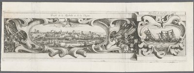 La Rochellen piiritys: levy 16, 1628-1630. tekijältä Abraham Bosse