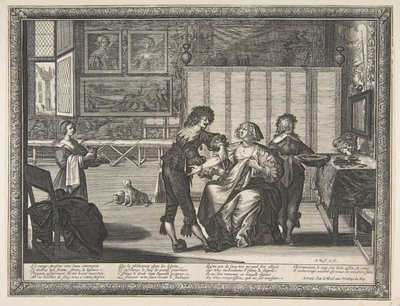 Kirurgi La Saignée, 1632. tekijältä Abraham Bosse