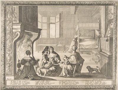 Sairaanhoitajan vierailu 1633. tekijältä Abraham Bosse