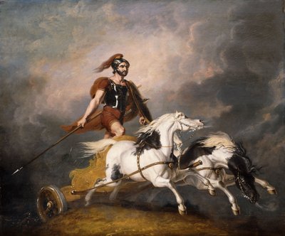 Cuthullinin auto: "Sodan auto syttyy kuin kuoleman liekki, 1815 tekijältä Abraham Cooper