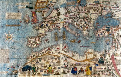 Mapa català del continent europeu amb l