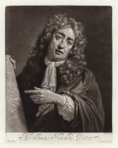 Abraham Hondiuksen muotokuva tekijältä Abraham Danielsz. Hondius