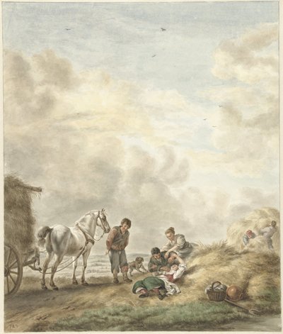Sadonkorjuukohtaus tekijältä Abraham Delfos