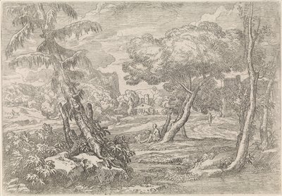 Metsäinen maisema tekijältä Abraham Genoels