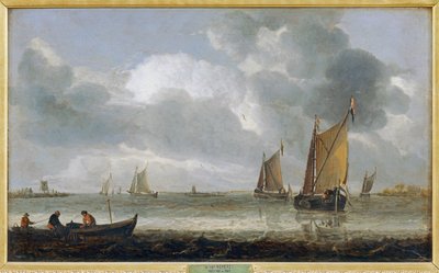 Hopeinen laivastonsininen ... tekijältä Abraham Hendricksz van Beyeren
