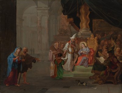 Kristus lääkäreiden joukossa, 1668. tekijältä Abraham Hondius