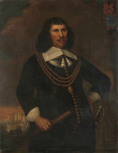 Pieter Florisz (n. 1605-1658), pohjoisen piirin vara-amiraali tekijältä Abraham Liedts (copy after)